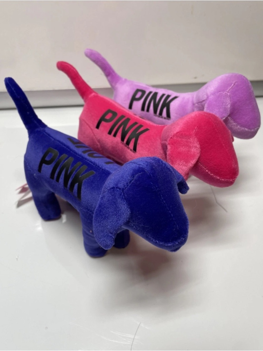 VS PINK 6” dogs, set of 3